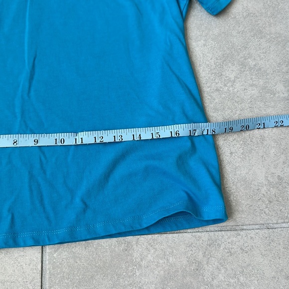 Alia Women’s Petite PS Blue Shirt - Picture 7 of 9